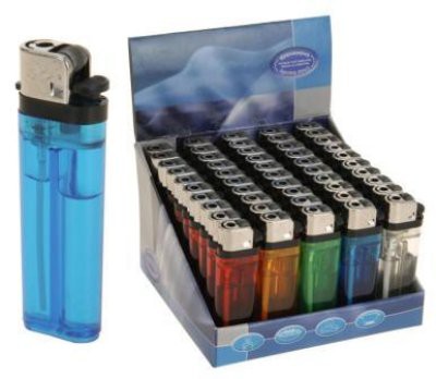 Gekleurde wegwerp aanstekers 